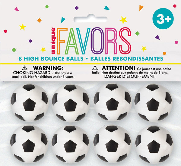 3D SOCCER 8 BOUNCY BALLS